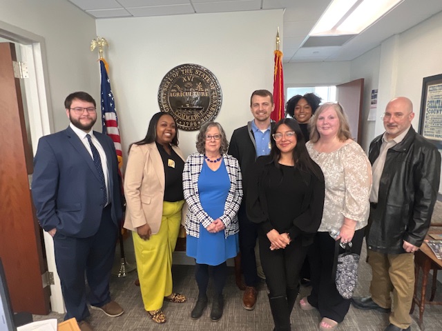 Six CBHS Social Work students traveled to Nashville for Social Work Day on the Hill, meeting with legislators and advocating for the profession at the Tennessee State Capitol.